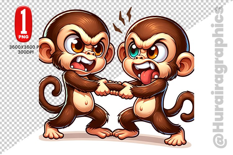 Cute Monkey Clipart Image 7