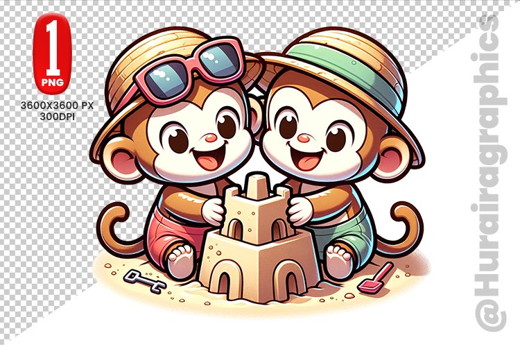 Cute Monkey Clipart Image 8