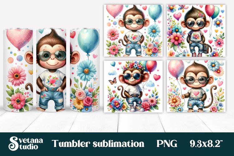 Cute Monkey Clipart Image 19