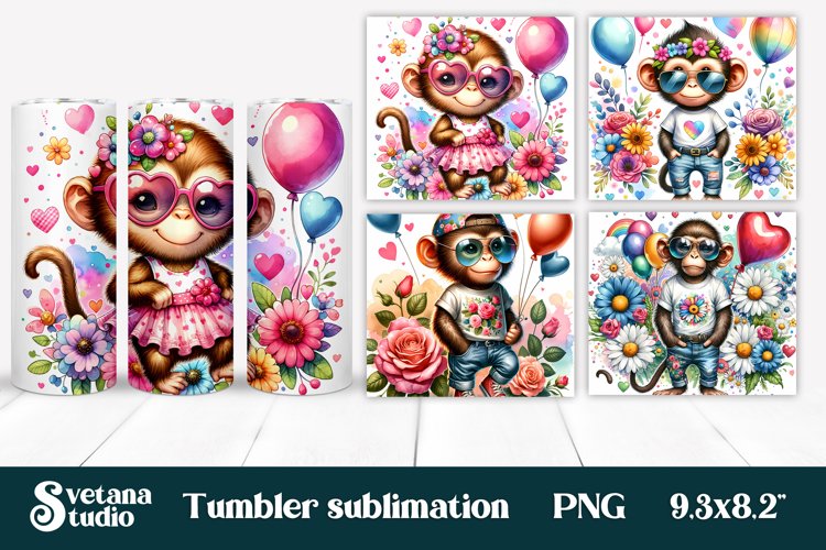 Cute Monkey Clipart Image 18