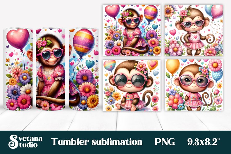 Cute Monkey Clipart Image 17