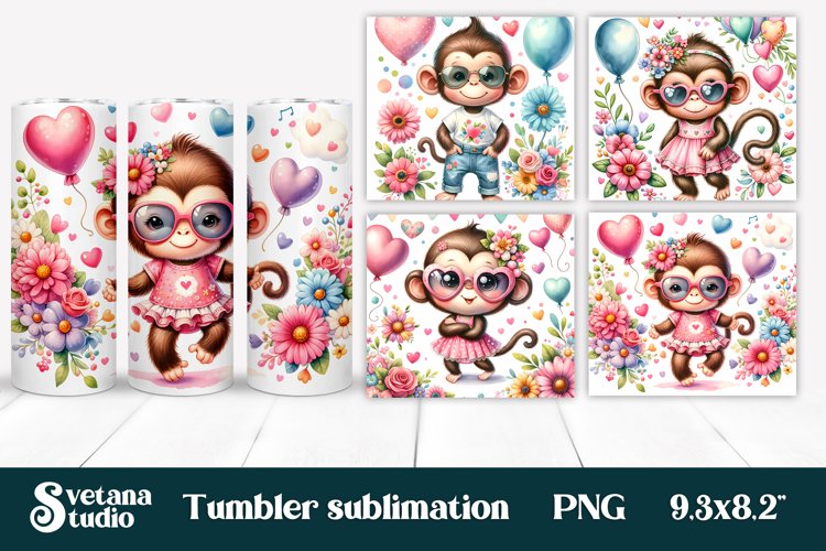 Cute Monkey Clipart Image 16