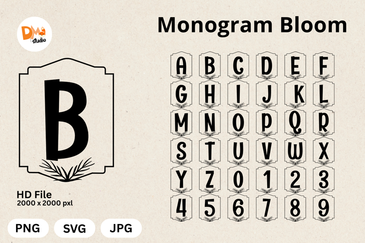 Monogram Bloom