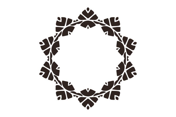 Monogram Frame SVG Cut File