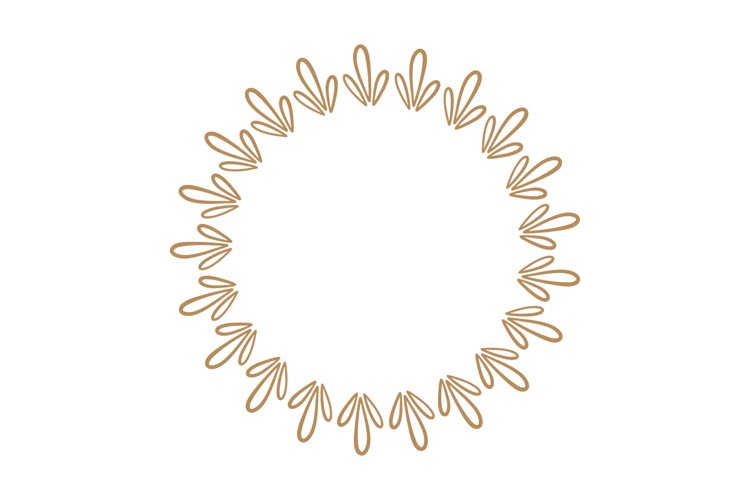 Monogram Frame SVG Cut File example image 1