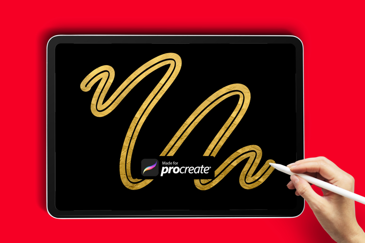 Monoline Procreate Brush | Elegant Liner Brush
