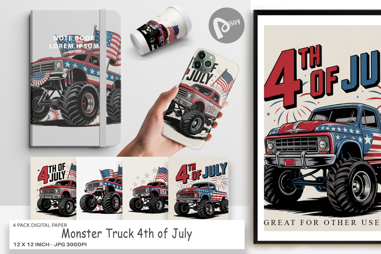 Monster Truck Clipart Image 3