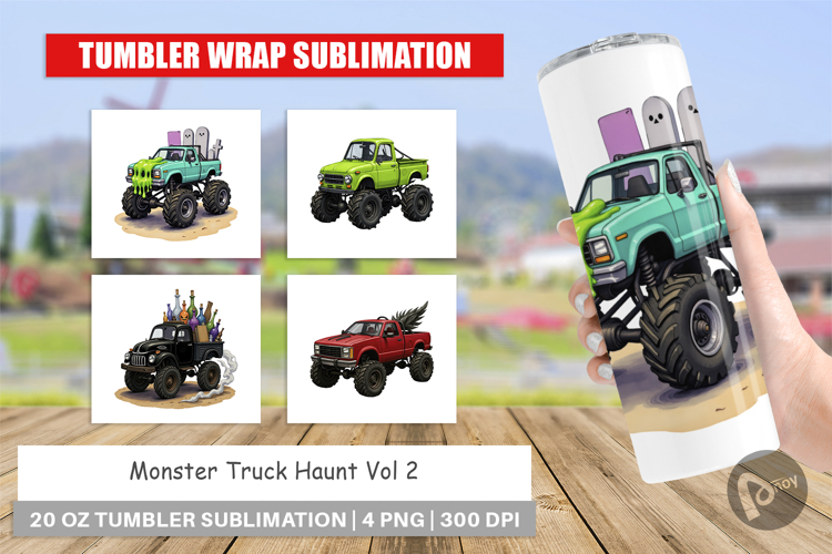 Tumbler Haunted Monster Truck