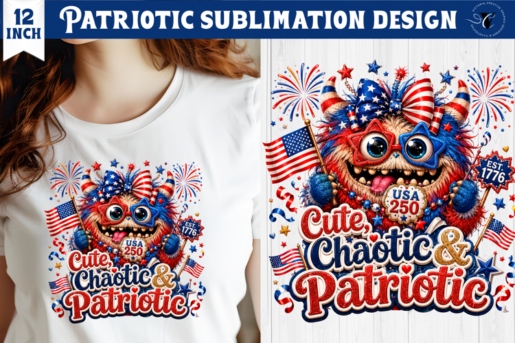 American Flag Sublimation Image 24