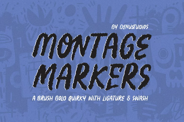 Montage Markers | Brush Bold Quirky