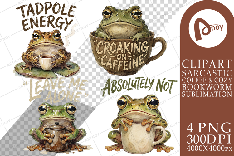 Amphibian Coffee Club Sublimation
