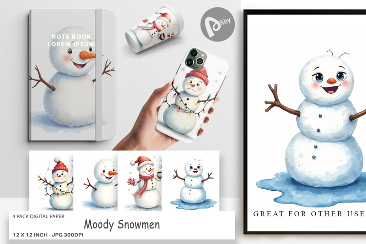 Christmas Watercolor Clipart