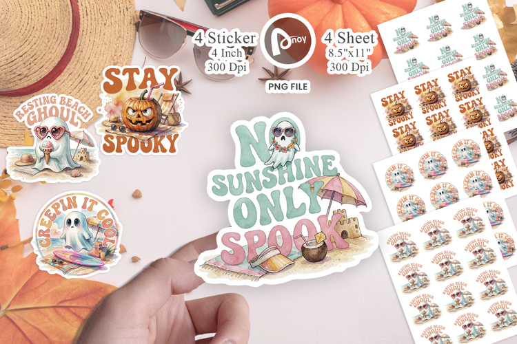 Exhausted Ghouls Quotes Sticker