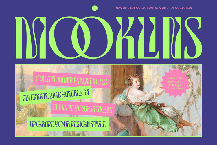 Mooklins - Decorative Display Font
