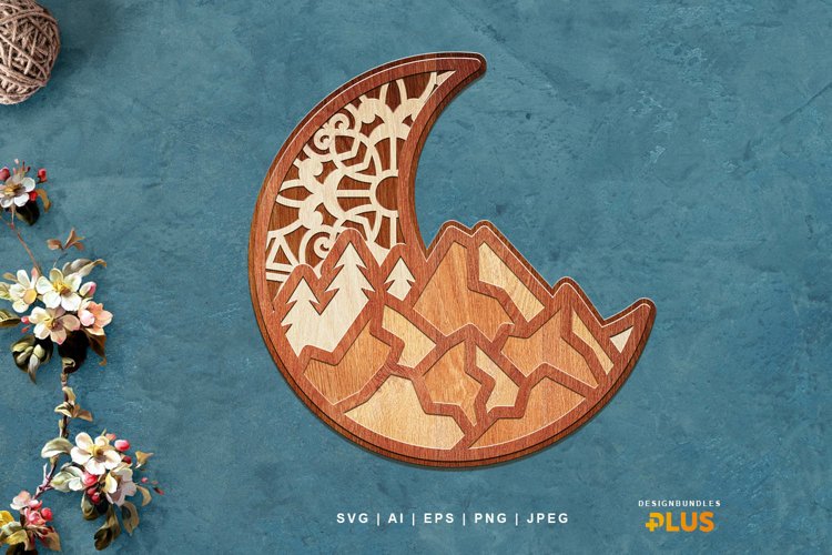 Crescent Moon Clipart Image 7