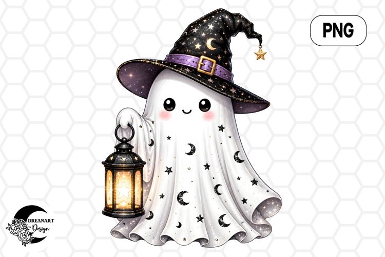 Moon Star Witch Ghost PNG