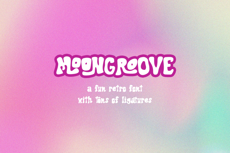 Moongroove Retro Font