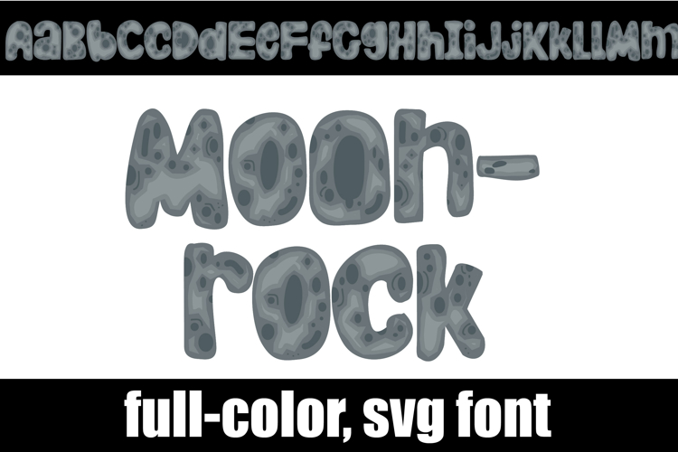 Moonrock Color Font