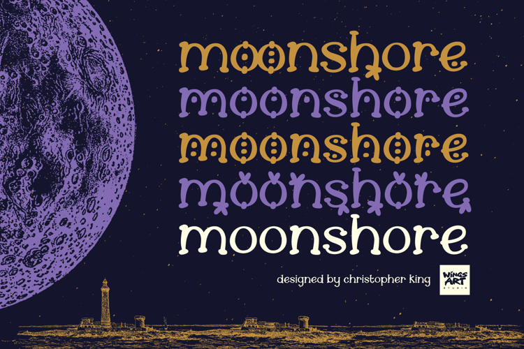 Moonshore - A Magical Folklore and Fantasy Font