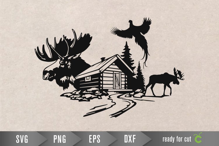 Moose Silhouette Image 18