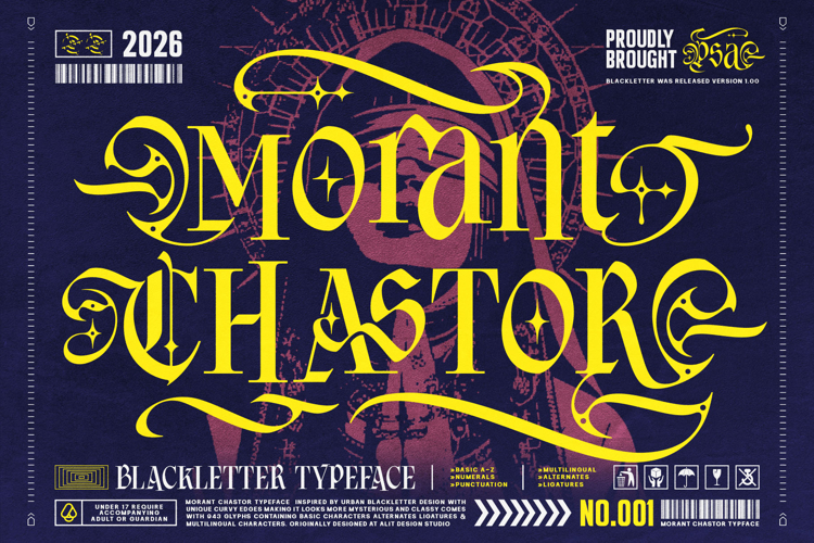 Morant Chastor Typeface example image 1
