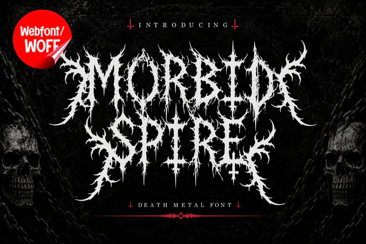 Morbid Spire - Death Metal Webfont
