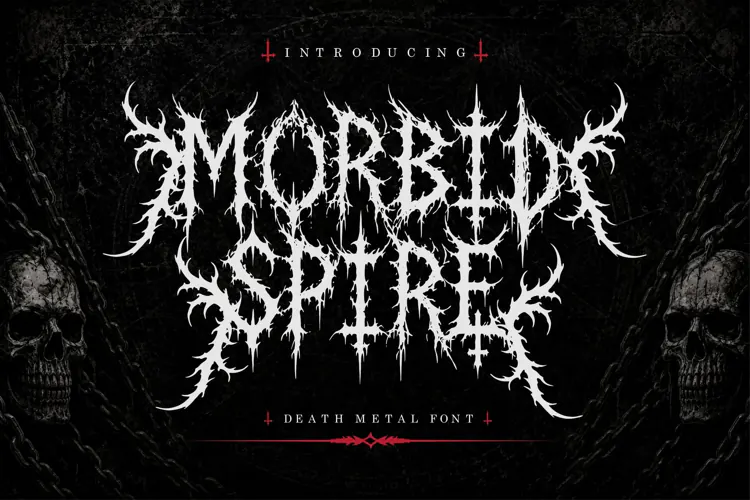 Morbid Spire - Death Metal Font