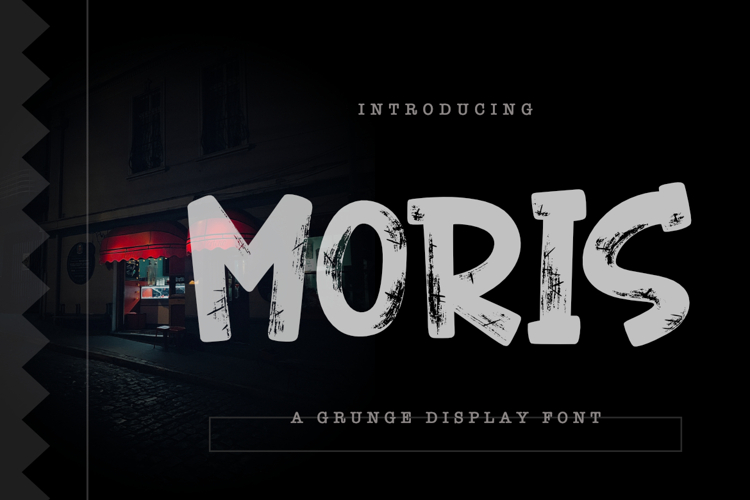 Moris a Grunge Display Font