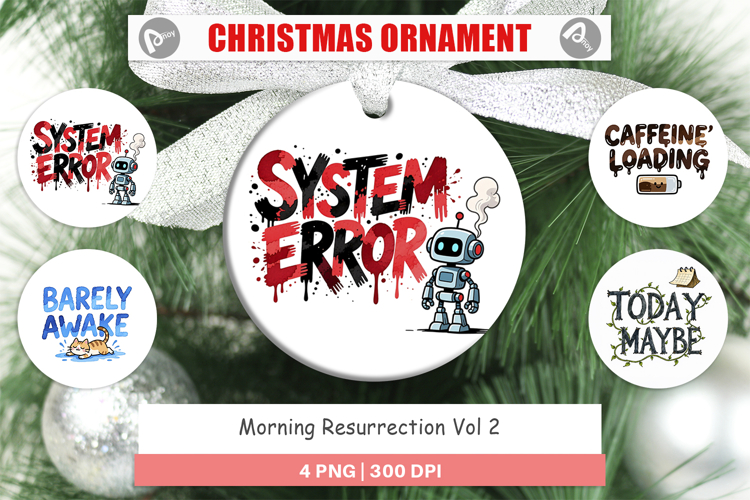 Christmas Ornament Sublimation Designs Image 23