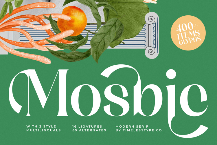 Mosbic - Modern Serif Font