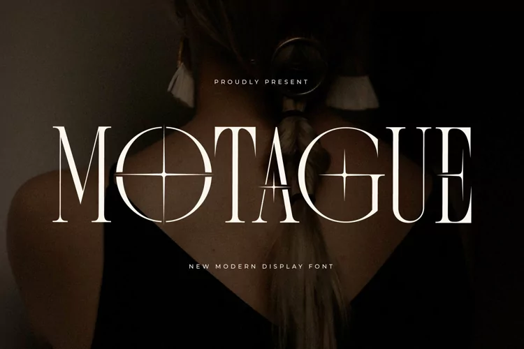Motague New Modern Display Font