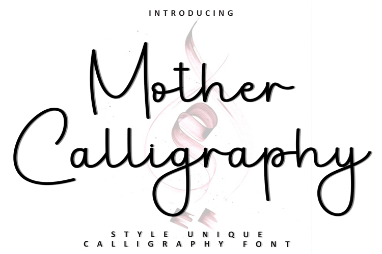 Mother Calligraphy