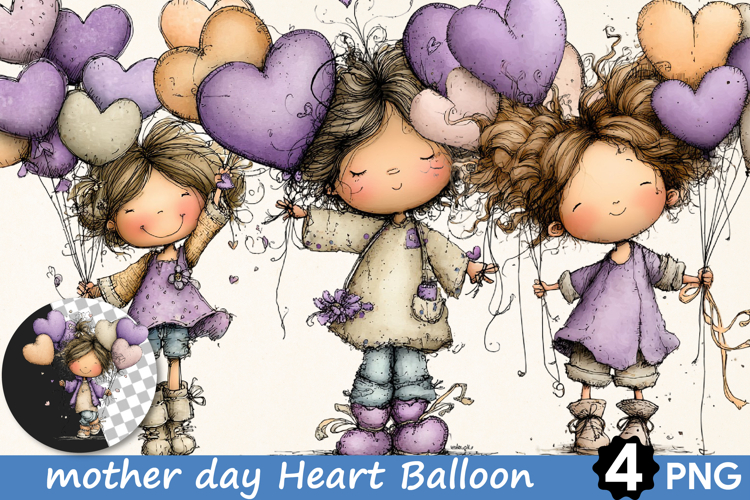 Mothers Day Heart Balloon Dreamer