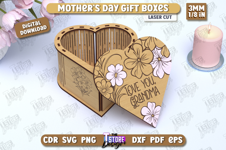 Mothers Day Gift Box | Wooden Gift Box | Storage Box | CNC