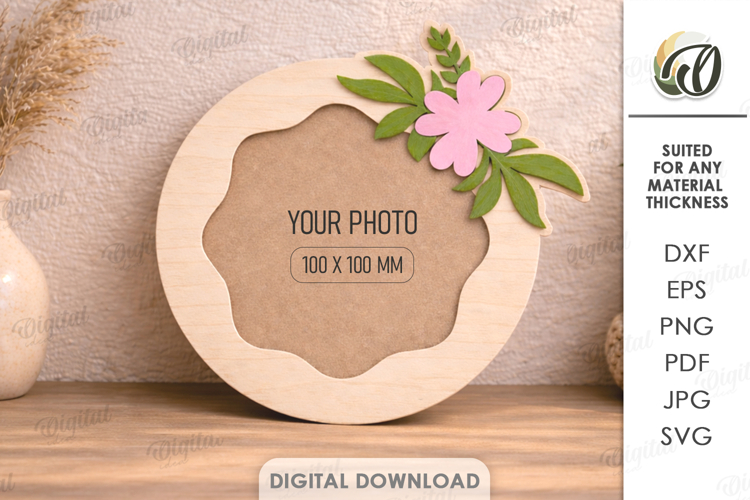 Mothers Day Photo Frame Laser Cut. Picture Frame SVG