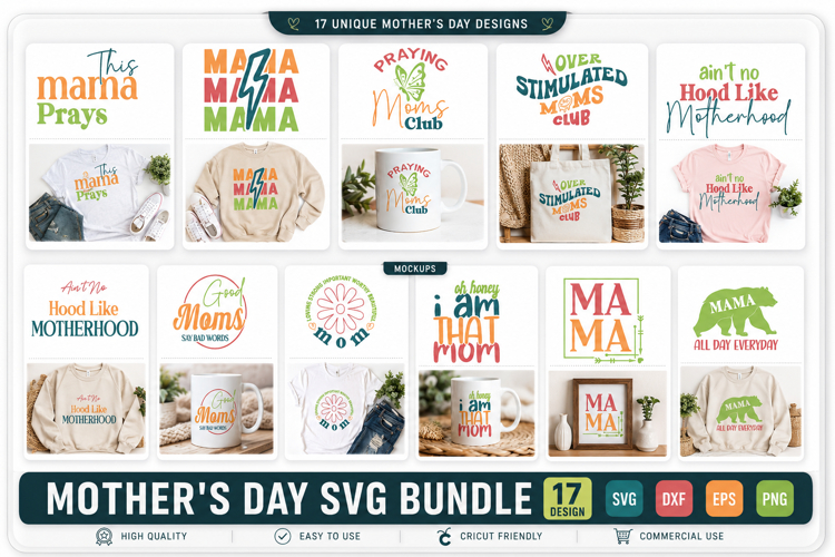 Mothers Day SVG Bundle
