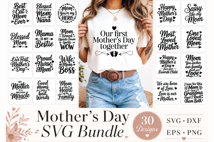 Mothers Day SVG Design Bundle