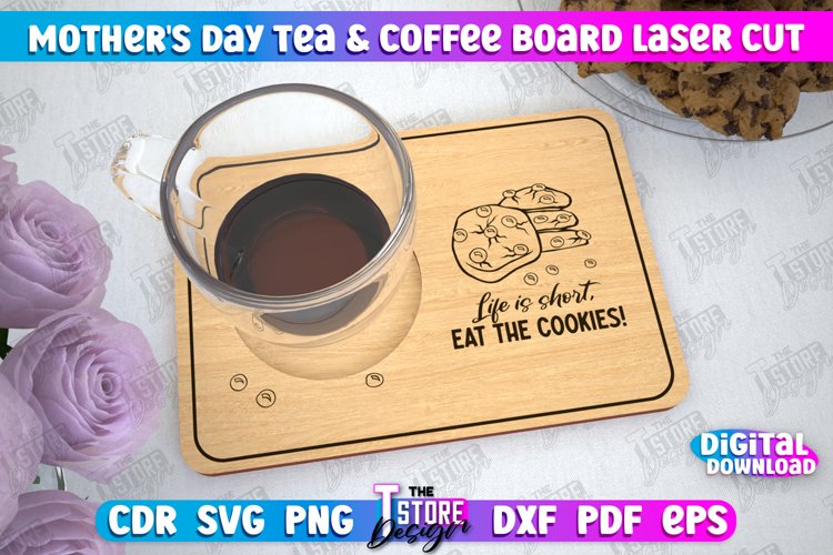 Mothers Day Tea   Coffee Board | Cup Coaster | Cup Holder