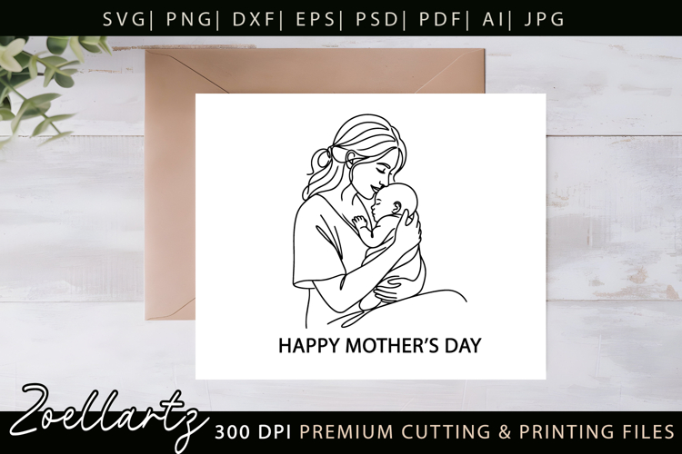 Mothers Day SVG for Cricut Mom Mama T-shirt Mug Card Design