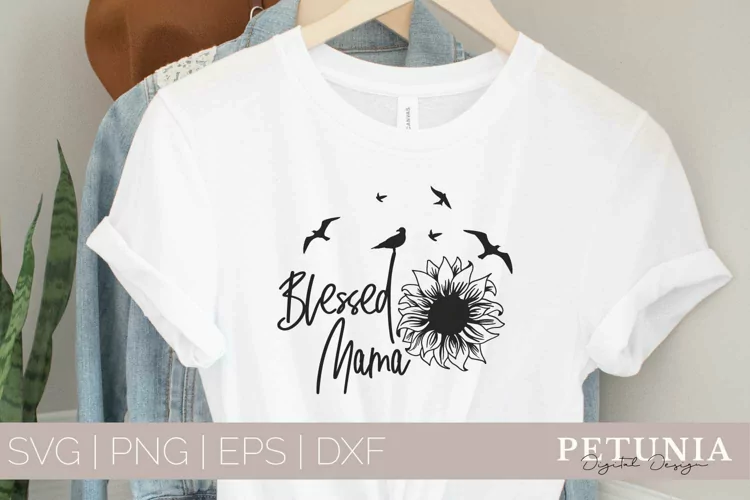Blessed Mama SVG | Mother's Day Cut File