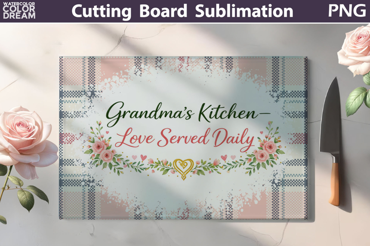 Grandmas Kitchen Cutting Board | Love Served Daily