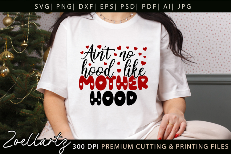 Motherhood Mom SVG for Cricut Mothers Day T-shirt Mug Design