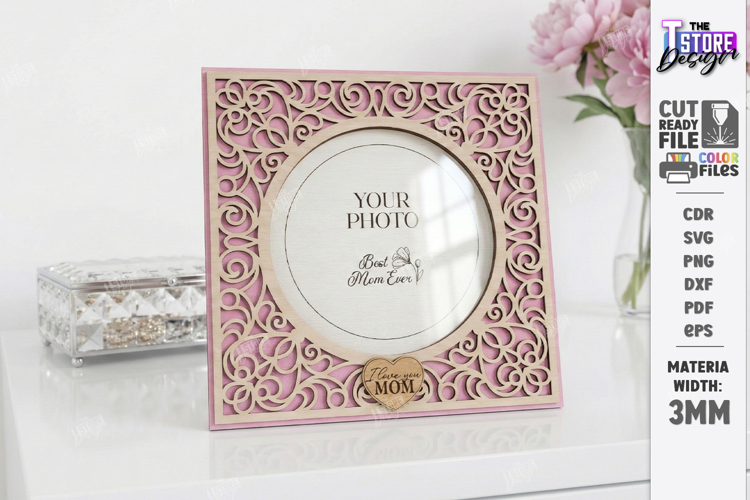 Floral Frame Svg  Image 4