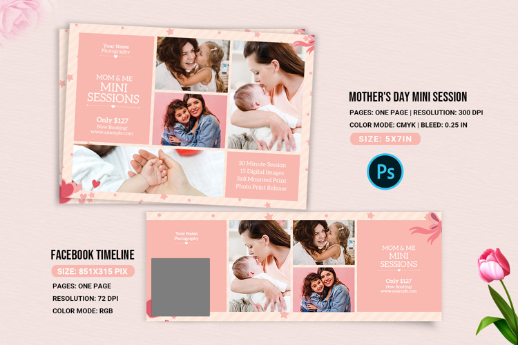 Mothers Day Mini Session Template