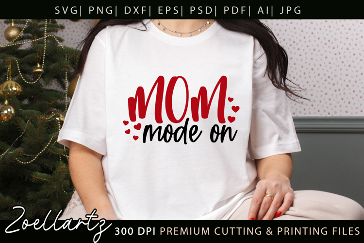 Funny Mom Life SVG for Cricut Mothers Day T-shirt Mug Design