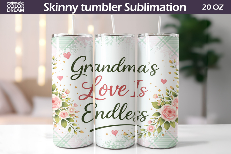 Grandma Quote Tumbler Wrap | Mothers Day Gift