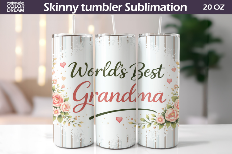 Grandma Quote Tumbler Wrap | Mother's Day Gift