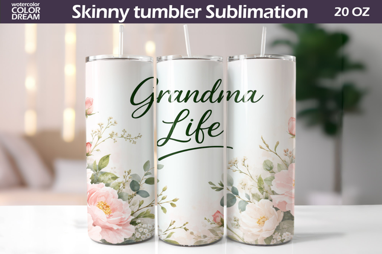 Grandma Quote Tumbler Wrap | Mother's Day Gift