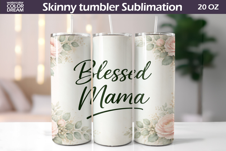 Mama Quote Tumbler Wrap | Mother's Day Gift