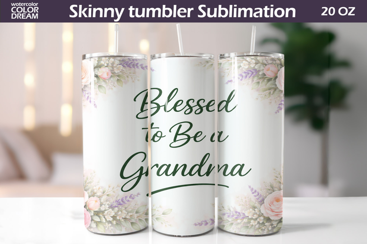 Grandma Quote Tumbler Wrap | Mother's Day Gift